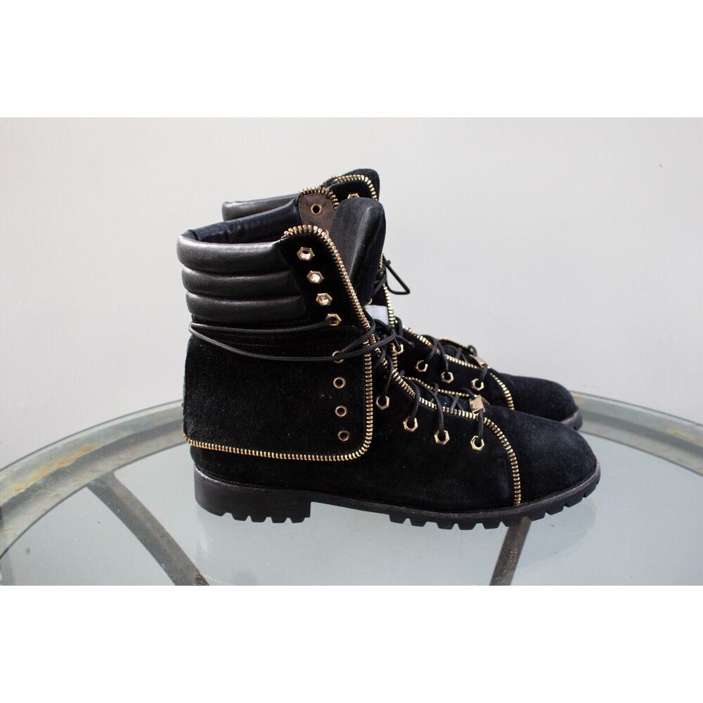 PRSVR‎ Elevated Black Suede Boots Designed In LA Men’s Size 12